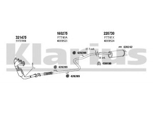KLARIUS 330842E išmetimo sistema 
 Išmetimo sistema -> Išmetimo sistema, visa
