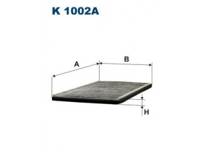 FILTRON K1002A filtras, salono oras 
 Techninės priežiūros dalys -> Techninės priežiūros intervalai
1718045, 1718045, 9121626, 91132360