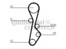 CONTITECH CT785 paskirstymo diržas 
 Techninės priežiūros dalys -> Papildomas remontas
F8B212205, F8B212205A, F8B212205A9A