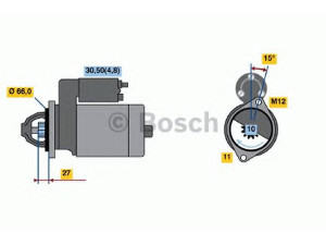 BOSCH 0 001 107 450 starteris
06D 911 021 B, 06D 911 021 B, 06D 911 021 BX