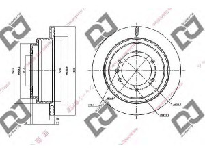 DJ PARTS BD1565 stabdžių diskas 
 Dviratė transporto priemonės -> Stabdžių sistema -> Stabdžių diskai / priedai
43206-VC200, 43206VC200