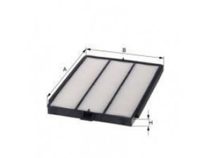 UNIFLUX FILTERS XCK191 filtras, salono oras 
 Techninės priežiūros dalys -> Techninės priežiūros intervalai
C28224, 79370-S1A-505, 79370-S1A-G01