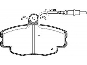 OPEN PARTS BPA0141.24 stabdžių trinkelių rinkinys, diskinis stabdys 
 Techninės priežiūros dalys -> Papildomas remontas
95658557