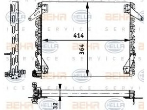 HELLA 8FC 351 317-381 kondensatorius, oro kondicionierius 
 Oro kondicionavimas -> Kondensatorius
92110-G4801