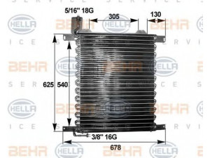 HELLA 8FC 351 300-031 kondensatorius, oro kondicionierius 
 Oro kondicionavimas -> Kondensatorius
132 7759, 138 7308