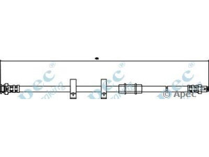 APEC braking HOS3046 stabdžių žarnelė 
 Stabdžių sistema -> Stabdžių žarnelės
5966685, SE022744400A