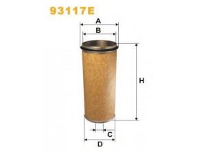 WIX FILTERS 93117E oro filtras
395813, 397813