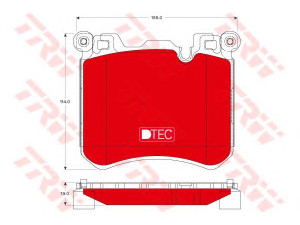 TRW GDB1826DTE stabdžių trinkelių rinkinys, diskinis stabdys 
 Techninės priežiūros dalys -> Papildomas remontas
34114073048, 34116789079, 34116793643