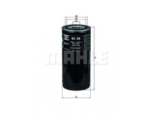 KNECHT OC 48 alyvos filtras 
 Techninės priežiūros dalys -> Techninės priežiūros intervalai
1907947, 228529002, 24164103, 24560060
