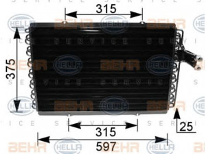 HELLA 8FC 351 036-051 kondensatorius, oro kondicionierius 
 Oro kondicionavimas -> Kondensatorius
60 25 109 349, 60 25 109 349
