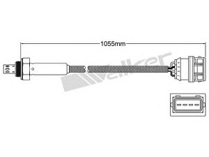WALKER PRODUCTS 250-24543 lambda jutiklis 
 Variklis -> Variklio elektra
30617337