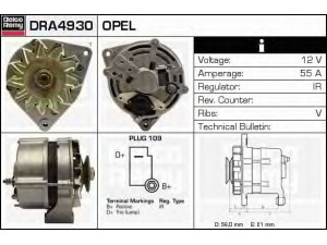 DELCO REMY DRA4930 kintamosios srovės generatorius 
 Elektros įranga -> Kint. sr. generatorius/dalys -> Kintamosios srovės generatorius
1204045, 1204046, 1204329, 1204338