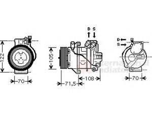 VAN WEZEL 2900K008 kompresorius, oro kondicionierius 
 Oro kondicionavimas -> Kompresorius/dalys
4542300111