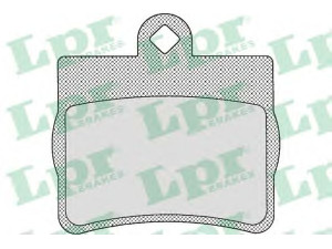 LPR 05P725 stabdžių trinkelių rinkinys, diskinis stabdys 
 Techninės priežiūros dalys -> Papildomas remontas
0024205120