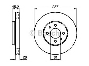 BOSCH 0 986 478 835 stabdžių diskas 
 Stabdžių sistema -> Diskinis stabdys -> Stabdžių diskas
40206 54C01