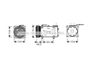 AVA QUALITY COOLING CNK160 kompresorius, oro kondicionierius 
 Oro kondicionavimas -> Kompresorius/dalys
6453GC, 6453N1, 6453GC, 6453N1