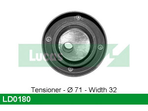 LUCAS ENGINE DRIVE LD0180 įtempiklio skriemulys, paskirstymo diržas
0818.20, 81820, 96098278, 96098279