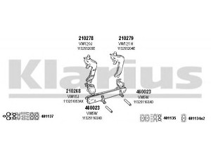 KLARIUS 930993E išmetimo sistema 
 Išmetimo sistema -> Išmetimo sistema, visa