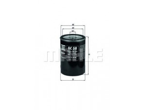 KNECHT OC 58 alyvos filtras 
 Filtrai -> Alyvos filtras
5410512, 000091511A