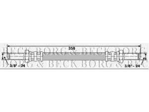 BORG & BECK BBH6245 stabdžių žarnelė 
 Stabdžių sistema -> Stabdžių žarnelės
75046896, 75046896, 75046896, 7171368