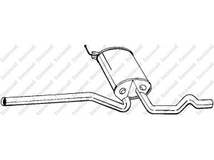 BOSAL 282-733 vidurinis duslintuvas 
 Išmetimo sistema -> Duslintuvas
3B0 253 409 J, 3B0 253 409 N