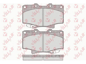 VILLAR 626.0537 stabdžių trinkelių rinkinys, diskinis stabdys 
 Techninės priežiūros dalys -> Papildomas remontas
0446560020, 04465YZZAL, 0449160150