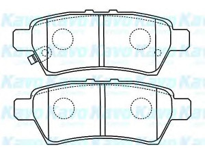 KAVO PARTS BP-6595 stabdžių trinkelių rinkinys, diskinis stabdys 
 Techninės priežiūros dalys -> Papildomas remontas
44060EA090, 44060EA091, 44060EB325