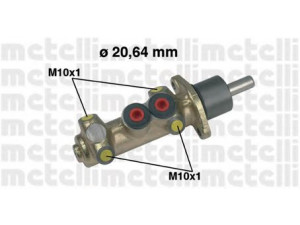 METELLI 05-0300 pagrindinis cilindras, stabdžiai 
 Stabdžių sistema -> Pagrindinis stabdžių cilindras
46736971, 60627989, 60815725, 46736971