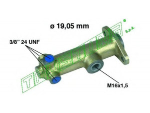 TRUSTING PF055 pagrindinis cilindras, stabdžiai 
 Stabdžių sistema -> Pagrindinis stabdžių cilindras
7701007119, 7701348483, 7701365271
