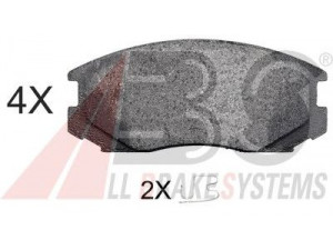 A.B.S. 36772 OE stabdžių trinkelių rinkinys, diskinis stabdys 
 Techninės priežiūros dalys -> Papildomas remontas
MB 699464, MB 699473, MB 699474