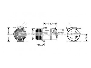 AVA QUALITY COOLING OLK409 kompresorius, oro kondicionierius 
 Oro kondicionavimas -> Kompresorius/dalys
13140505, 24411249, 6854005, 6854019