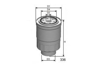 MISFAT M411 kuro filtras 
 Degalų tiekimo sistema -> Kuro filtras/korpusas
1213456, 4024213, 4403318, XM349150AA