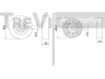 TREVI AUTOMOTIVE TD1394 įtempiklio skriemulys, paskirstymo diržas
1192541B10