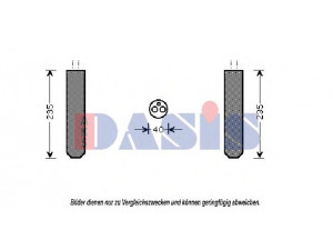 AKS DASIS 800394N džiovintuvas, oro kondicionierius 
 Oro kondicionavimas -> Džiovintuvas
80351SJD003, D65161501, 7815A285