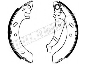 fri.tech. 1023.005 stabdžių trinkelių komplektas 
 Techninės priežiūros dalys -> Papildomas remontas
4864304