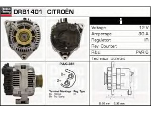 DELCO REMY DRB1401 kintamosios srovės generatorius 
 Elektros įranga -> Kint. sr. generatorius/dalys -> Kintamosios srovės generatorius
A2TA2091, A2TA2091A, ATA2091, 5705JC