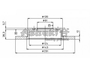 ASHUKI H035-03 stabdžių diskas 
 Dviratė transporto priemonės -> Stabdžių sistema -> Stabdžių diskai / priedai
0 986 478 239/BOSCH, 08.5545.10/BREMBO