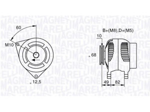 MAGNETI MARELLI 063533155000 kintamosios srovės generatorius 
 Elektros įranga -> Kint. sr. generatorius/dalys -> Kintamosios srovės generatorius
1516488R, 99451752, 99473468