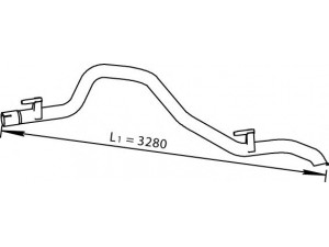 DINEX 56512 išleidimo kolektorius 
 Išmetimo sistema -> Išmetimo vamzdžiai
901.490.4921