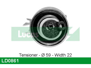LUCAS ENGINE DRIVE LD0861 įtempiklio skriemulys, paskirstymo diržas
030109243C