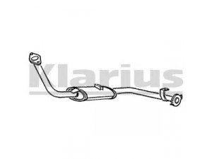 KLARIUS 240247 priekinis duslintuvas 
 Išmetimo sistema -> Duslintuvas
1415083001, 1415083002, 1415083402