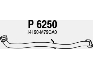 FENNO P6250 išleidimo kolektorius 
 Išmetimo sistema -> Išmetimo vamzdžiai
14190-M79GA0