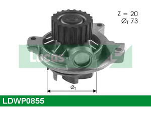 LUCAS ENGINE DRIVE LDWP0855 vandens siurblys 
 Aušinimo sistema -> Vandens siurblys/tarpiklis -> Vandens siurblys
074121005M, 074121005MV, 074121005MX