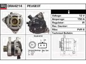 DELCO REMY DRA4214 kintamosios srovės generatorius 
 Elektros įranga -> Kint. sr. generatorius/dalys -> Kintamosios srovės generatorius
7711135519, 57056P, 5705AL, 5705EW