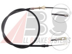A.B.S. K10376 trosas, stovėjimo stabdys 
 Stabdžių sistema -> Valdymo svirtys/trosai
96044362
