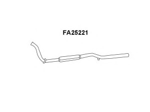 VENEPORTE FA25221 priekinis duslintuvas 
 Išmetimo sistema -> Duslintuvas
7586802, 7692839