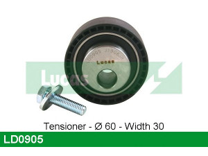 LUCAS ENGINE DRIVE LD0905 įtempiklio skriemulys, paskirstymo diržas