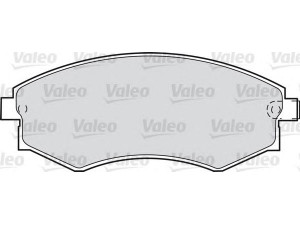 VALEO 598051 stabdžių trinkelių rinkinys, diskinis stabdys 
 Techninės priežiūros dalys -> Papildomas remontas
58101-28A00, 58101-28A20, 58101-29A00
