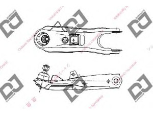 DJ PARTS DA1430 vikšro valdymo svirtis 
 Ašies montavimas/vairavimo mechanizmas/ratai -> Valdymo svirtis/pasukamosios svirties sujungimas -> Vairo trauklės (valdymo svirtis, išilginis balansyras, diago
54503-2S485, 545032S485