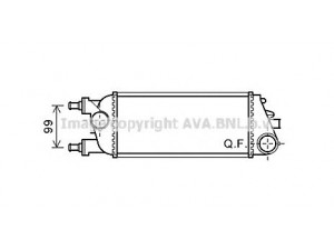 AVA QUALITY COOLING LC4100 tarpinis suslėgto oro aušintuvas, kompresorius 
 Variklis -> Oro tiekimas -> Įkrovos agregatas (turbo/superįkrova) -> Tarpinis suslėgto oro aušintuvas
51837873, 51837873